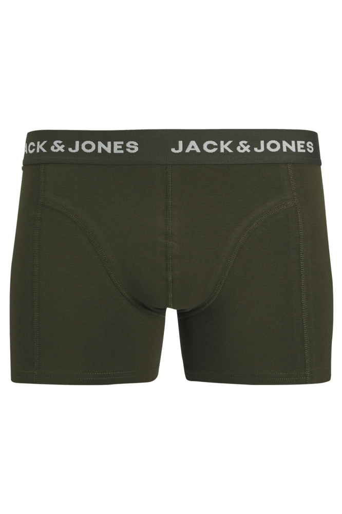 JACBENJA SOLID TRUNKS 7 PACK STYD 12285464 BLACK/BLACK BI